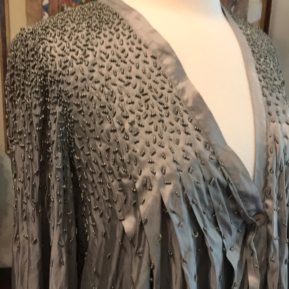 Elizabeth and James silky beaded cardigan - Picture 3 of 8
